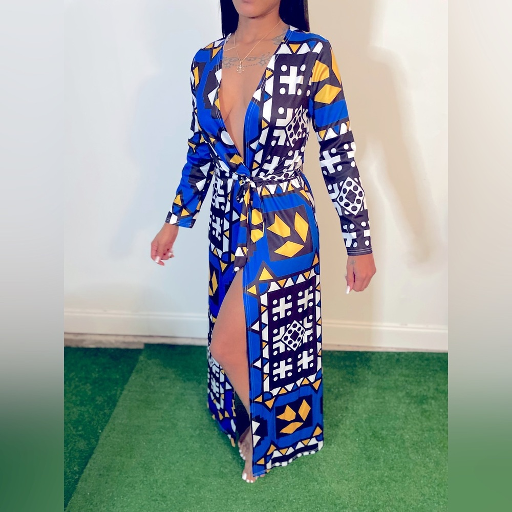 Long Wrap Dress